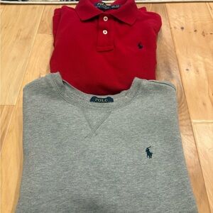 Boys Ralph Lauren 10/12 long sleeves